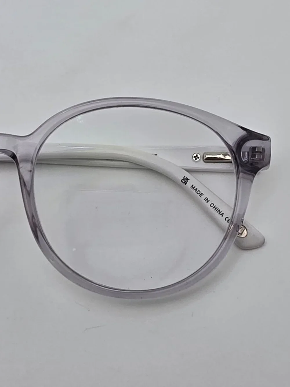 Bulova Surfside Crystal Clear White Eyeglasses Frame w/ Flexhinge and Case 51mm